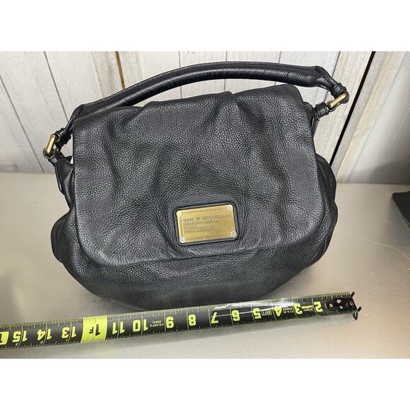 Marc By Marc Jacobs Vintage Ukita Black Soft Leather Classic Top Handle Bag Y2K - Picture 10 of 10